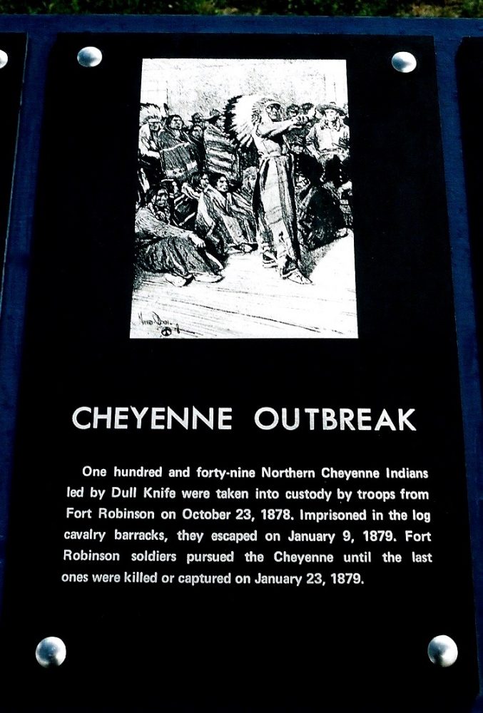 161C. Cheyenne Outbreak Marker, Fort Robinson, Nebraska, 2006. Neg Deleted.