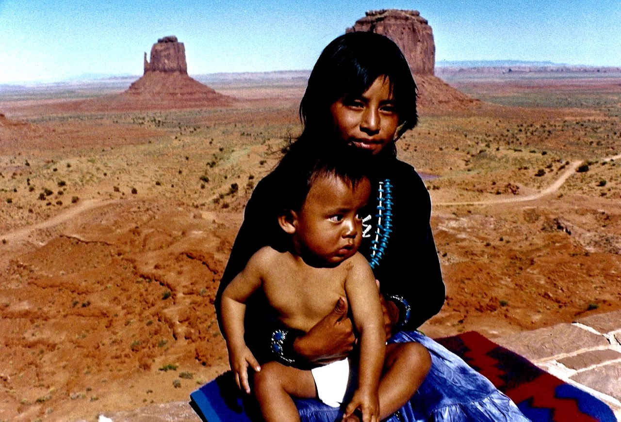 18. Kylie and Bert Attine, Monument Valley, Utah, 1987.