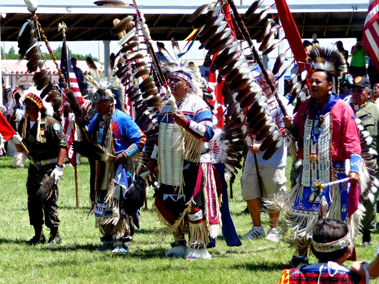 Grand Entry, Rosebud Powwow, South Dakota, USA, 2011.