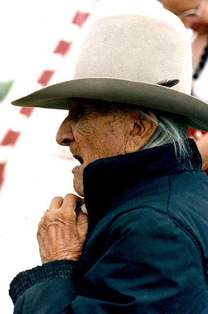 54. Frank Fools Crow, Oglala-Lakota, Cedar Lodge, South Dakota, 1989.